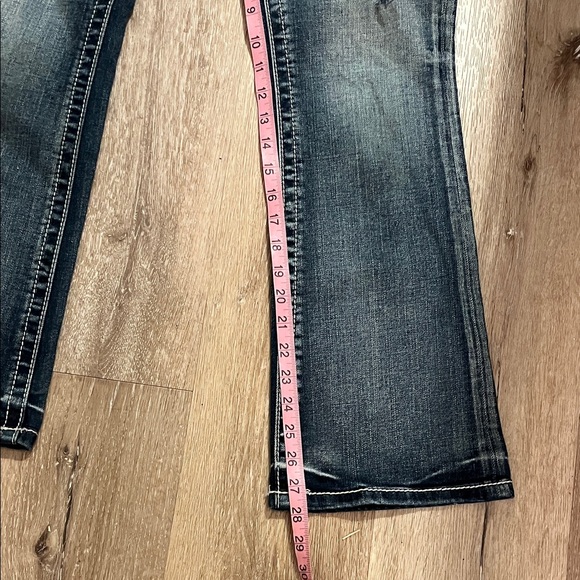 Miss Me The M Series Dark Indigo Distressed Boot Cut Jeans - Picture 5 of 6